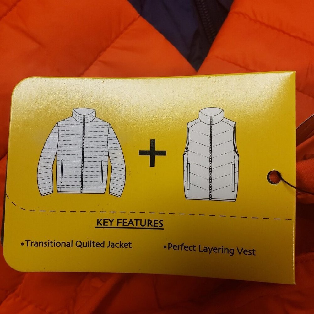 NFL Denver Broncos 3 in 1 Systems Jacket Mens 5XL Embroidered Logo MultiColor - Picture 4 of 7